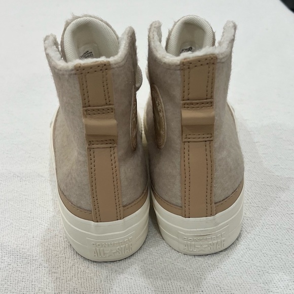 Brand new Converse Chuck Taylor All Star Lift Platform Faux Mohair. NWOT - Picture 4 of 13